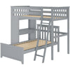 Solutions Canterbury All-in-One Study Loft Bed + Twin Bed