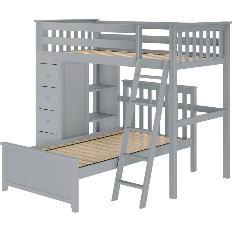 Solutions Edinburgh All in One Loft Bed Storage + Twin Bed