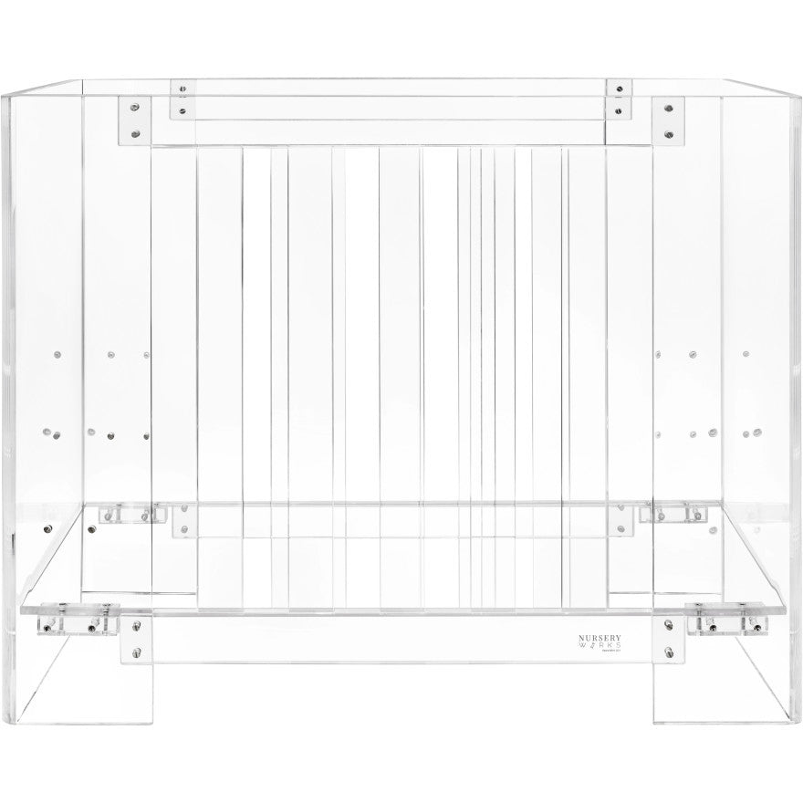 Nursery Works Vetro Mini Crib with Mattress