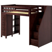 Solutions Oxford Staircase Loft Bed Storage