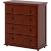 Maxtrix 4 Drawer Dresser with Crown & Base