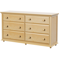 Maxtrix 6 Drawer Dresser with Crown & Base