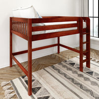 Maxtrix Full Mid Loft Bed with Ladder