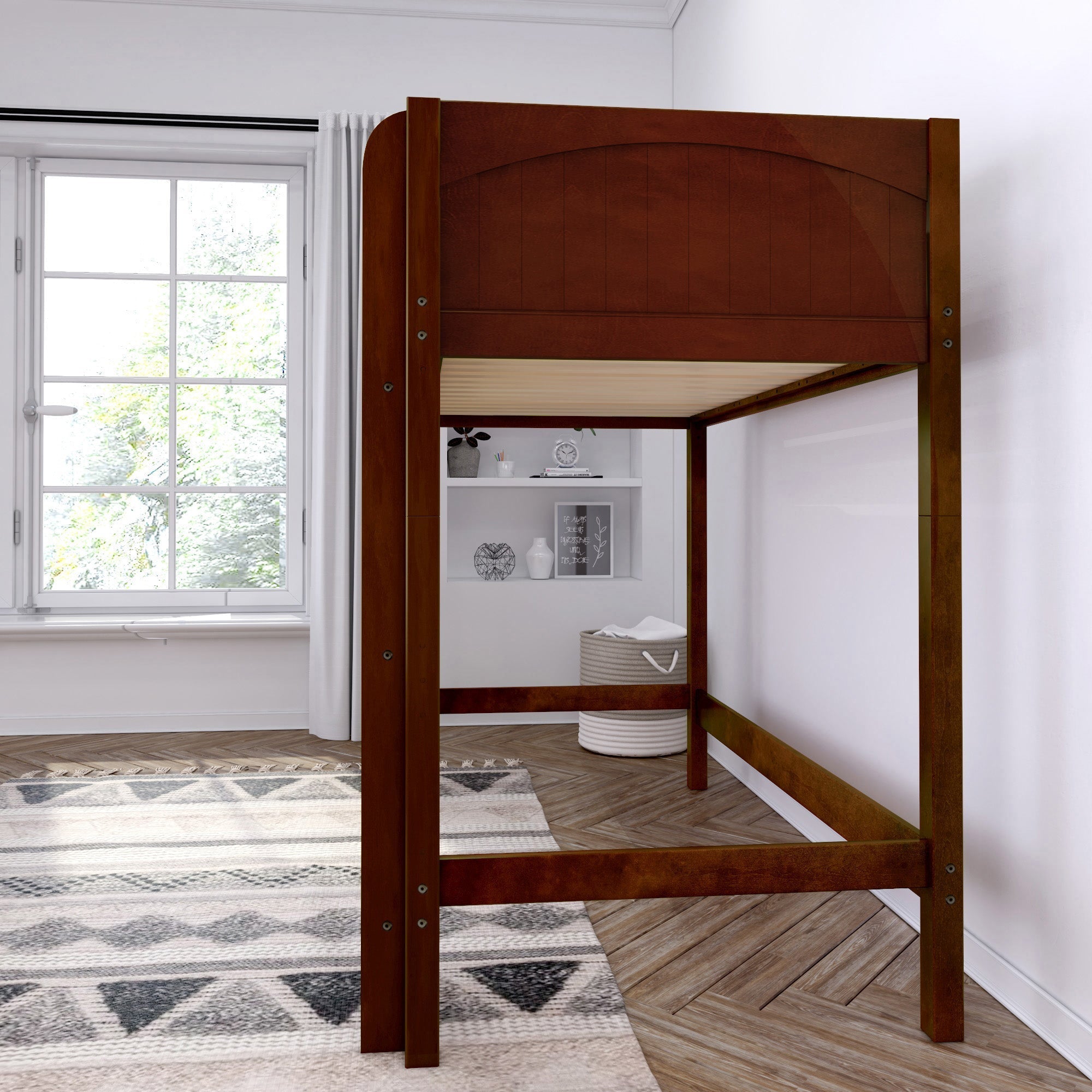 Maxtrix Twin High Loft Bed with Ladder