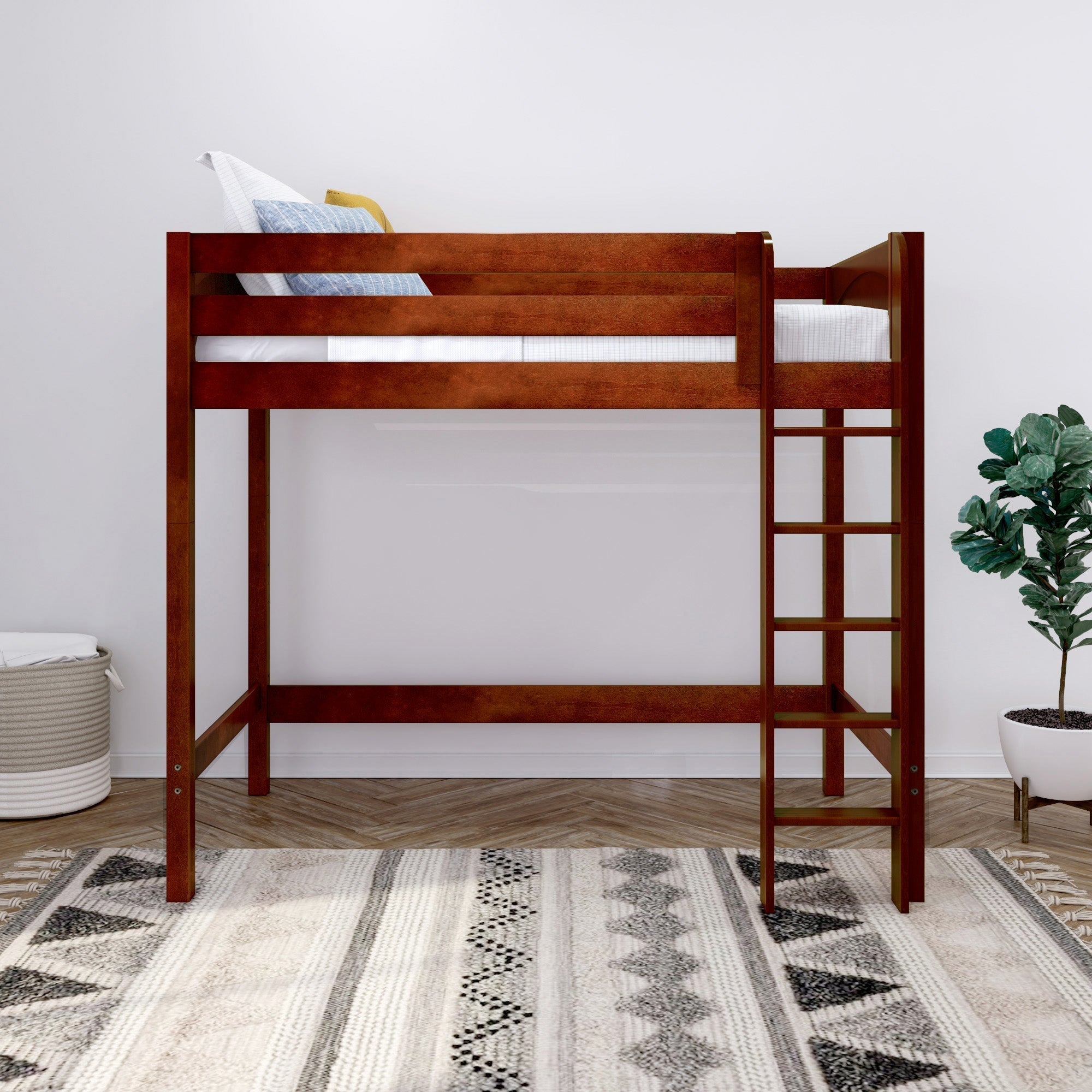 Maxtrix Twin High Loft Bed with Ladder