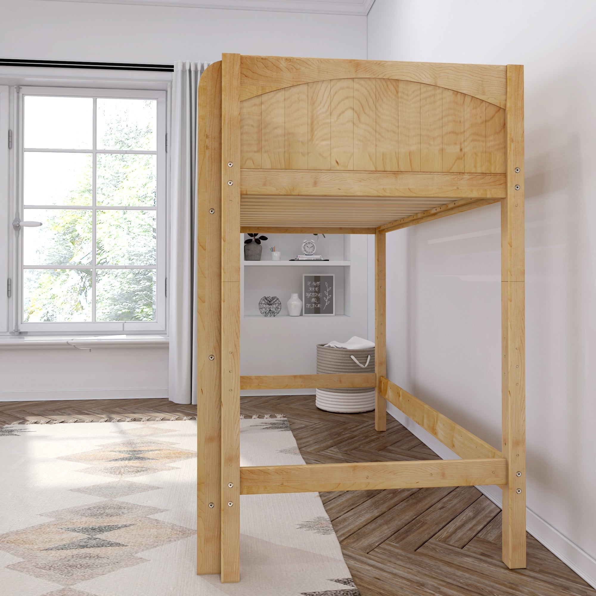 Maxtrix Twin High Loft Bed with Ladder