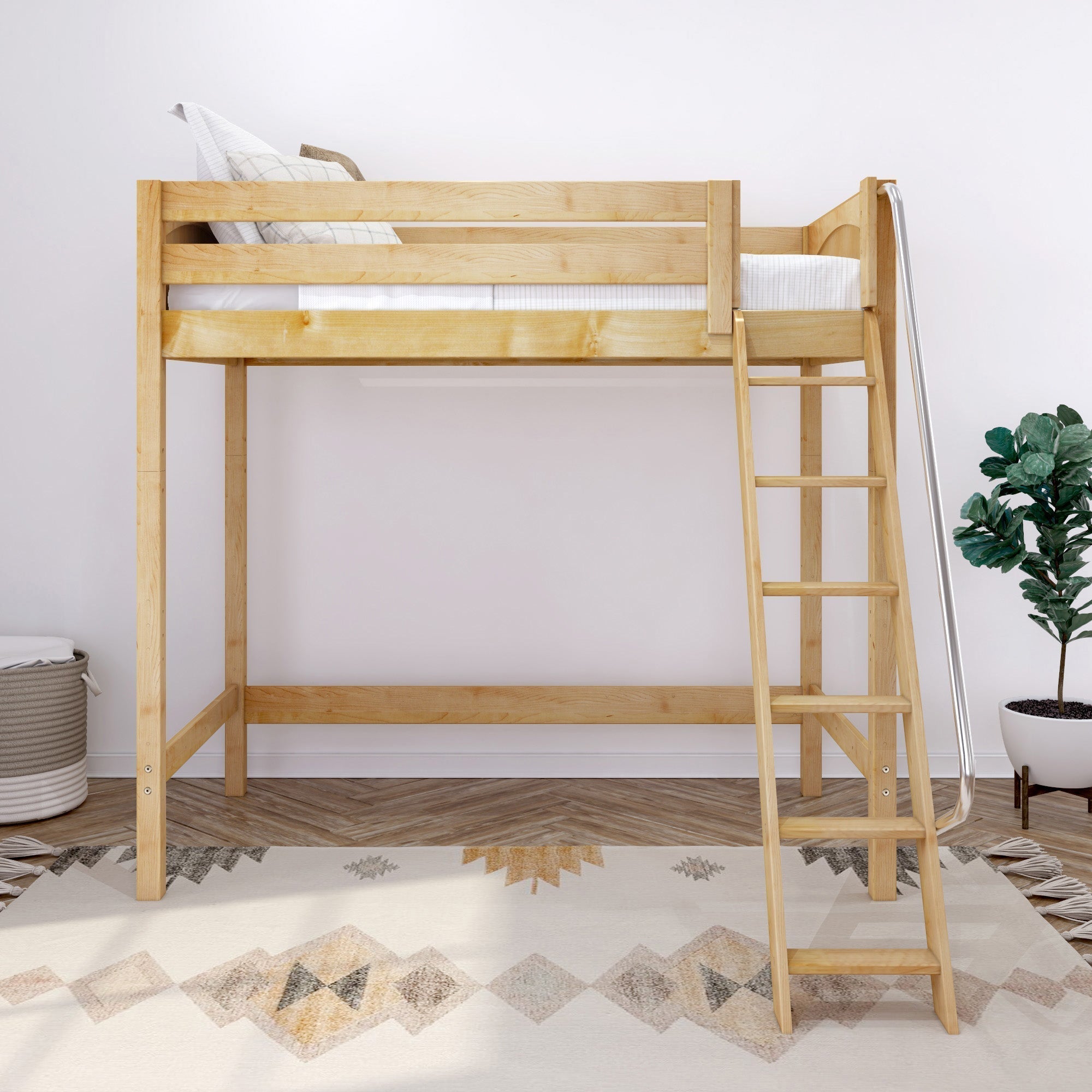 Maxtrix Twin High Loft Bed with Ladder