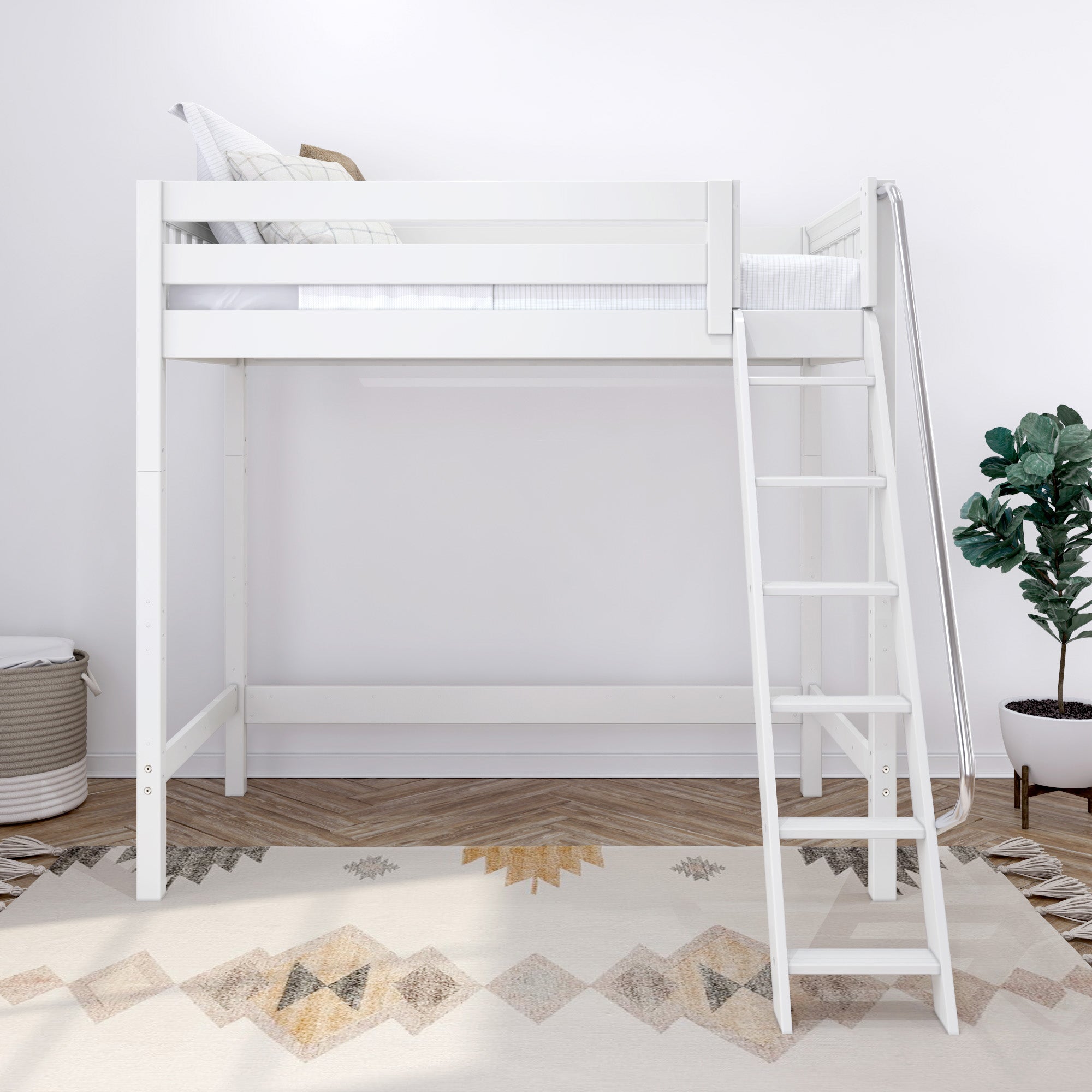 Maxtrix Twin High Loft Bed with Ladder