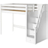 Maxtrix Twin High Loft Bed with Stairs