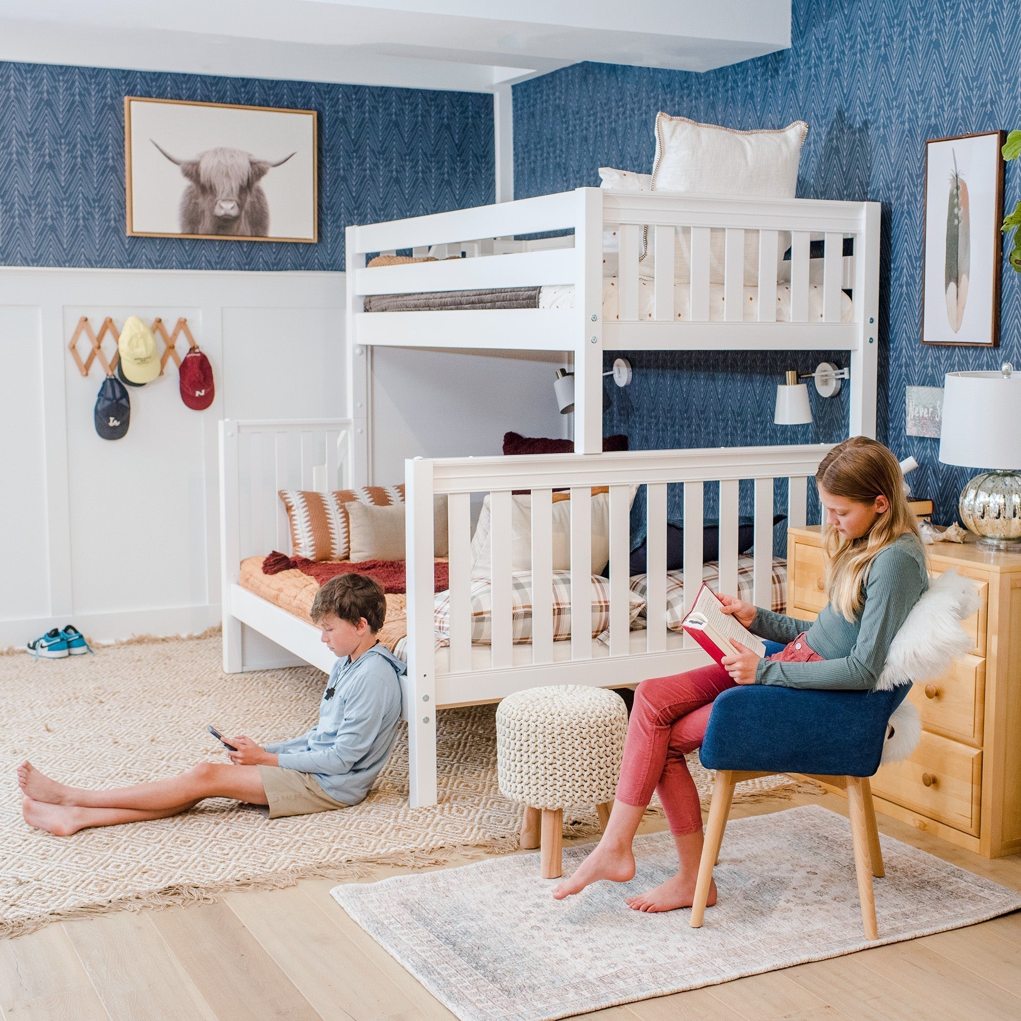 Twin xl over queen hotsell bunk bed